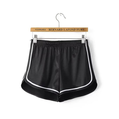 Women Shorts Summer Silk Slim Beach Casual White Shorts Hot