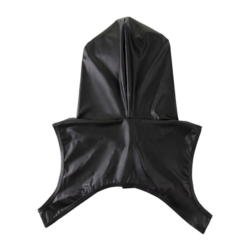 Tank Tops Sexy Mens Muscle Hooded Clubwear Crop Top Performance Stage Costume Muscle Tank Tops Fitness Sleeveless Vest