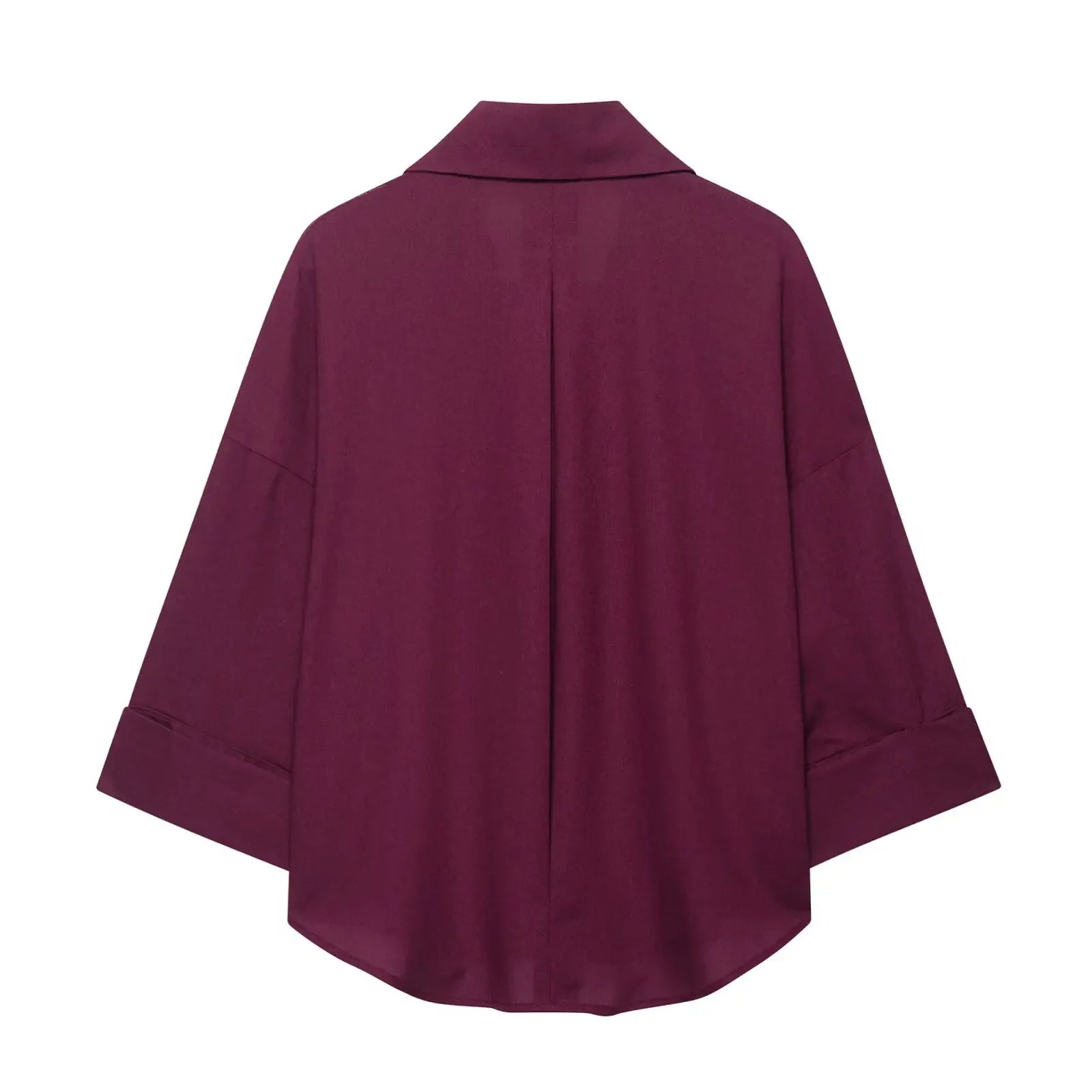 Spring Autumn Simple Linen Blend Long Sleeve Casual Shirt Summer Lapel Single Breasted Loose Chic Shirts Fashion Blouses Women