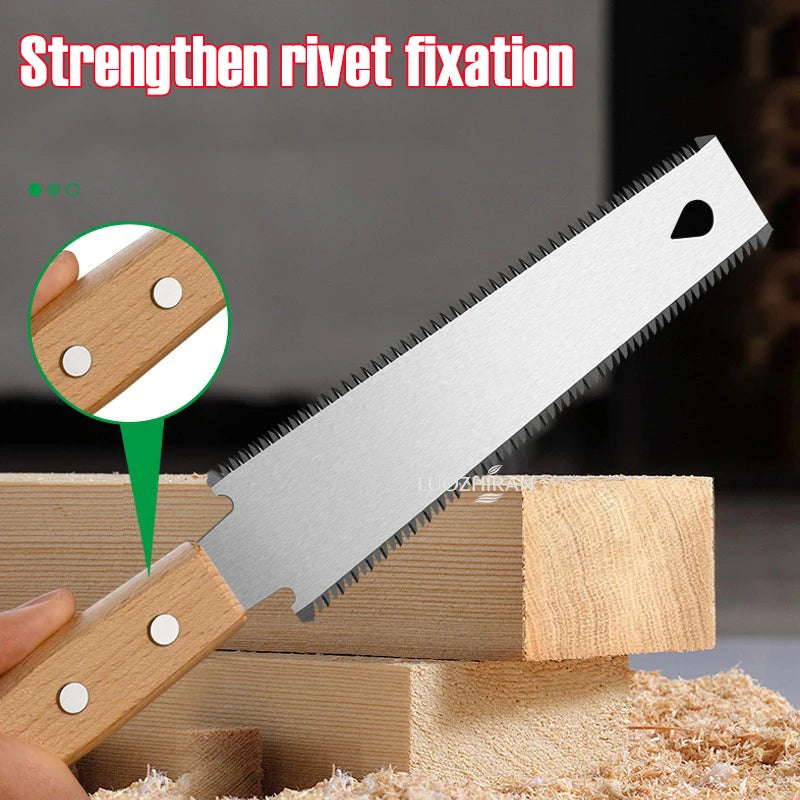  Hand Saw Single/Double Sided Serrated Flexible Edge Blade for Sawing Trimming Gardening Cutting Wood PVC Woodworking Hand Tool