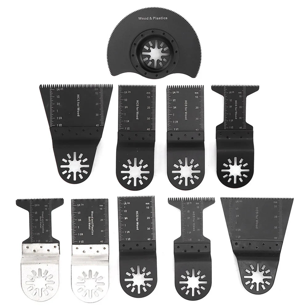 Saw Accessories  Oscillating Saw Blades Multifunctional Cutting Tool for Wood Plastic Soft Metal Wood Cutting Kit