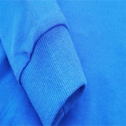 Kids Long-sleeved Clothing Supersonic Jogging Blue Sweatshirt Top Coat+Pants Hoodie Boys Girls 3-12Yrs Clothes Casual Sports Set
