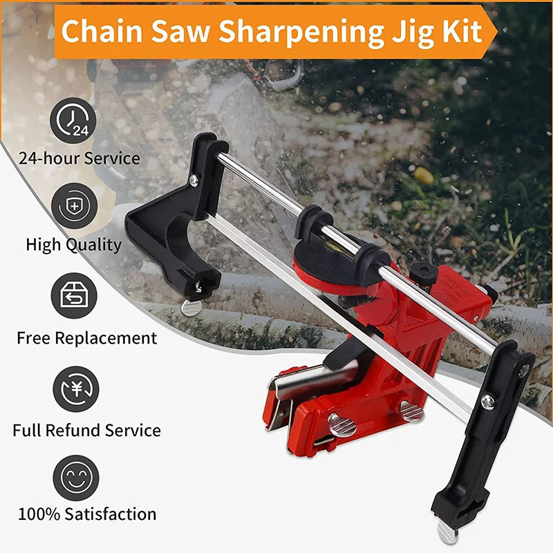 NEW Chainsaw Sharpener Manual Chainsaw Chain Sharpening Chain Saw Sharpen Tool for Most Chain Saws Electric Saws Garden Tools