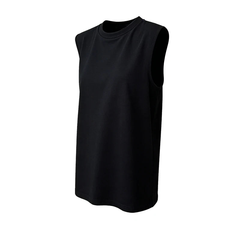 Womens Clothing Sleeveless T-shirt Summer Loose Fit Vest O-Neck Tank Top Comfortable Skin-Friendly Flattering For Everyday Style