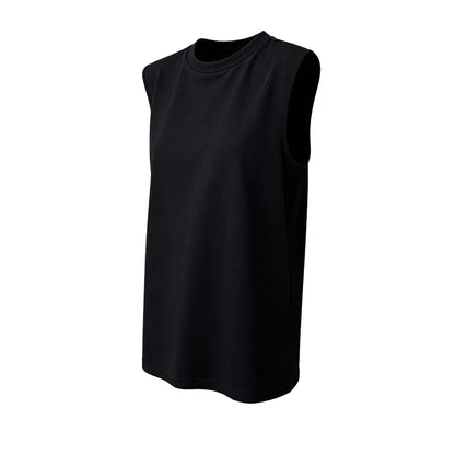 Womens Clothing Sleeveless T-shirt Summer Loose Fit Vest O-Neck Tank Top Comfortable Skin-Friendly Flattering For Everyday Style