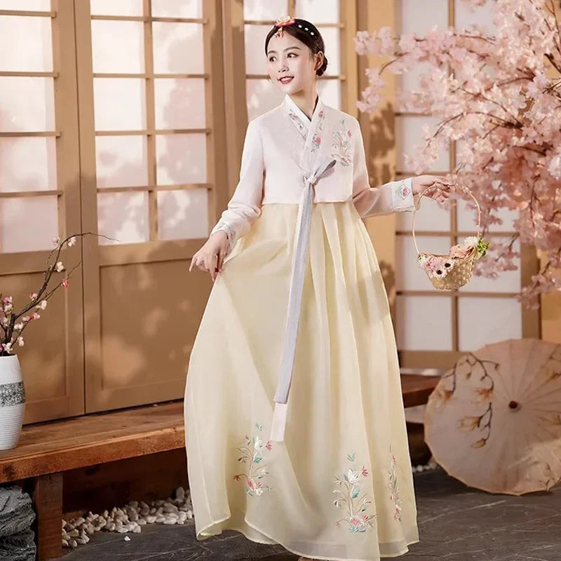 Hanbok for Women Korean Traditional Costume Minority Palace Performance Court Clothes Asian Ancient Costumes Party Hanbok Dress