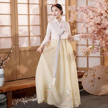 Hanbok for Women Korean Traditional Costume Minority Palace Performance Court Clothes Asian Ancient Costumes Party Hanbok Dress