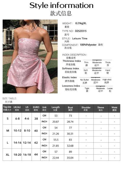 Sleeveless Off-Shoulder Sexy Evening Dress Celebrity Style Tub Top Dress Spring 2026