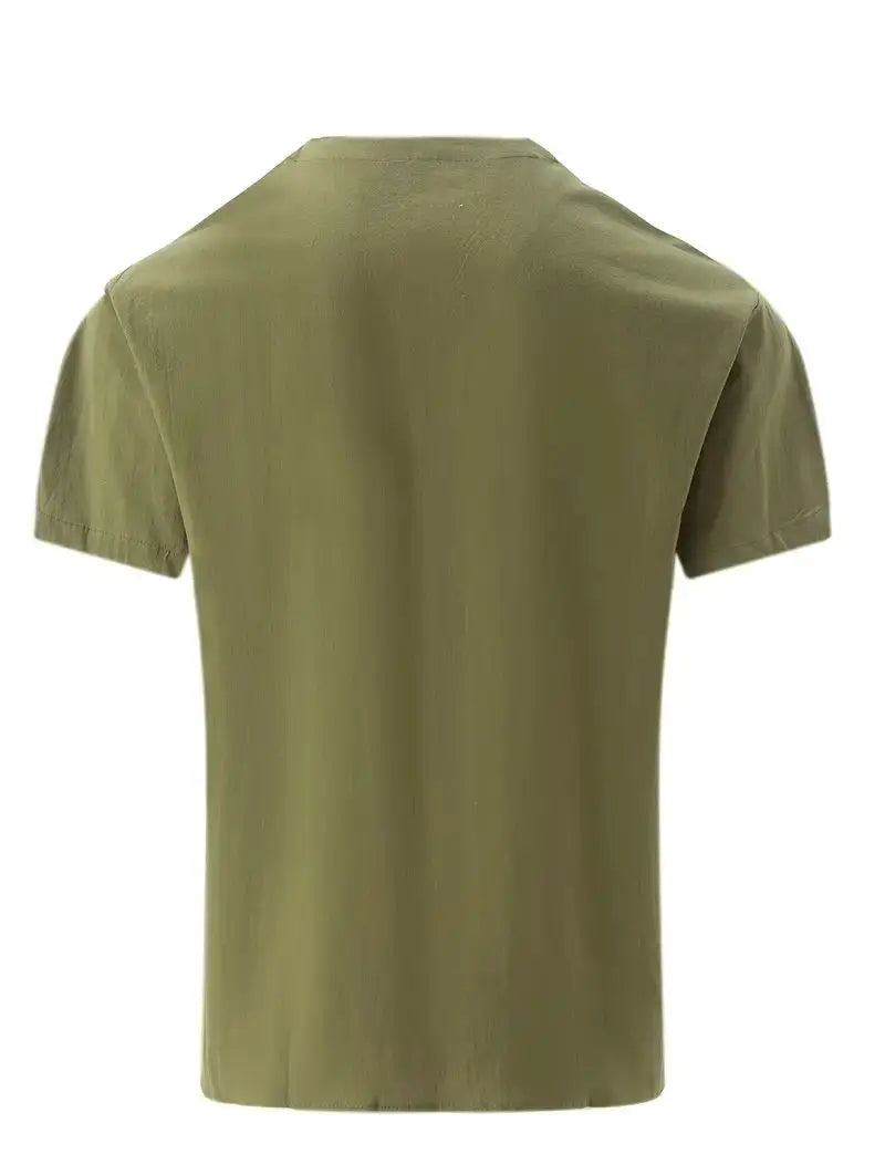 New linen shirt men&