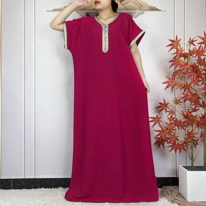 New Summer Kaftan Abaya 2023 African Dresses for Women Traditional Clothing Islam Prayer Attire Turkey Muslim Loose Robe Ramadan