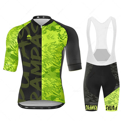 Cycling Jersey Set Team Racing Bike Clothes Summer Mountain Bicycle Clothing Men&