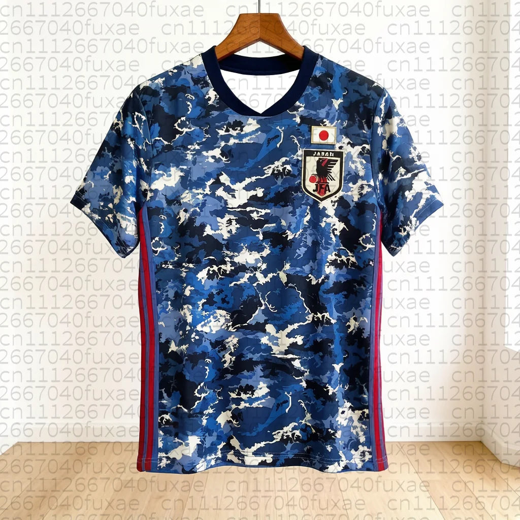 2026 Japan Summer Football Jersey, Sports Casual T-shirt, Breathable, Quick Drying, Elastic Daily Training Family Matching Tops