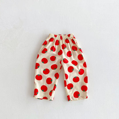 1-6 Year Old Kids Clothing Summer Thin Casual Trousers Fashion Korean Style Children Haren Pants Toddler Costume Child Long Pant