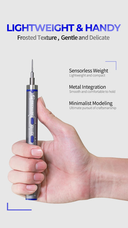 【MECHANIC】 X-Drive High Precision Electric Screwdriver Set with 24 Heads Camera Mobile Phone Disassembly Repair Bolt Driver Tool