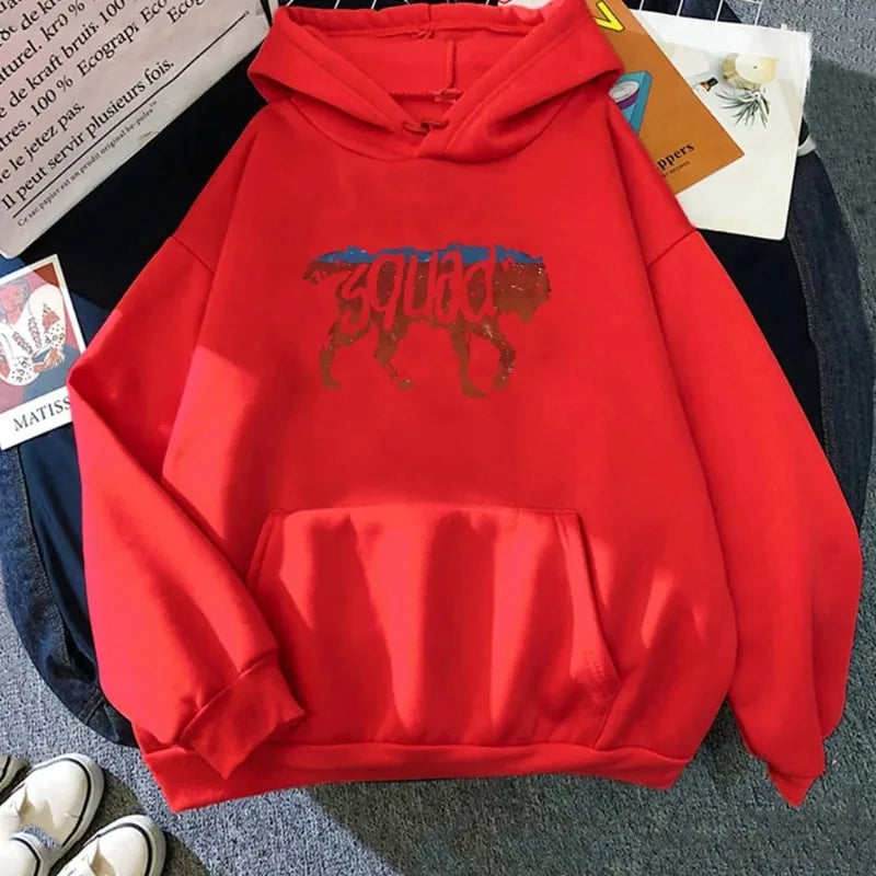 Hoodie for Autumn/Winter Soft Sweatshirt Women/men Aldult with Pocket Cartoon Clothing Moletom Casual Hoody
