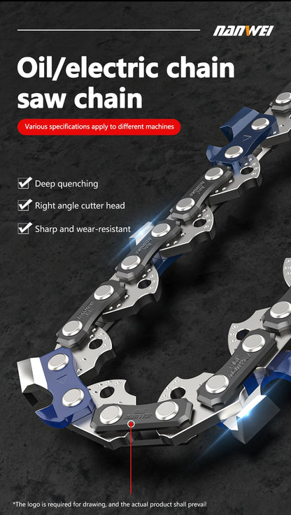 NANWEI Chains for electric chain saws 4/6/8/10/12/16 inch wood saws chain saws