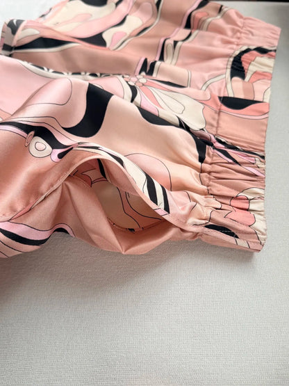 Trendy Shorts Skirts Top Set Women&