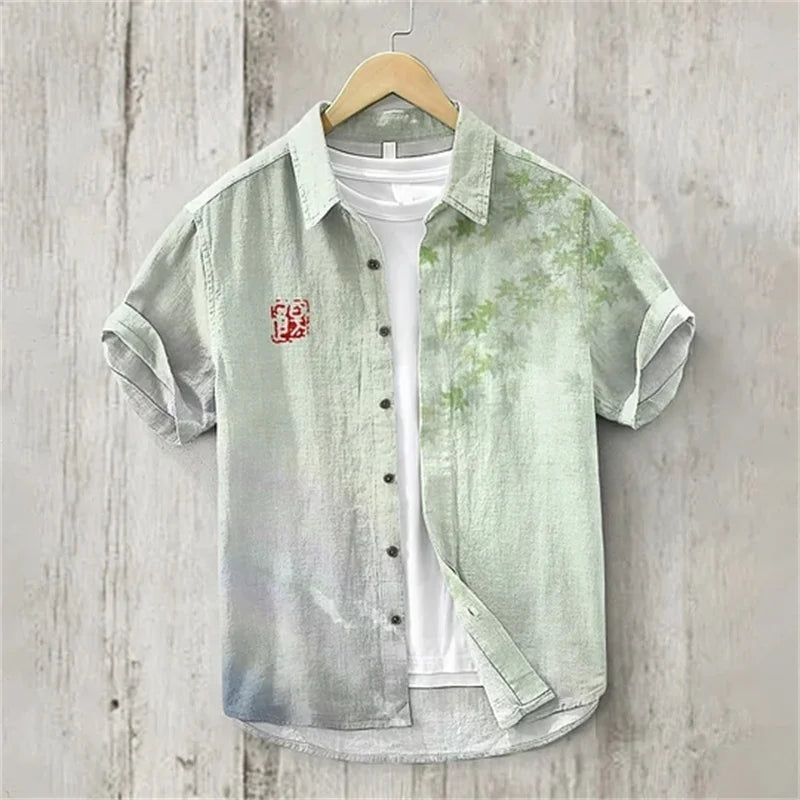 Linen Shirt-2025 Summer Men&