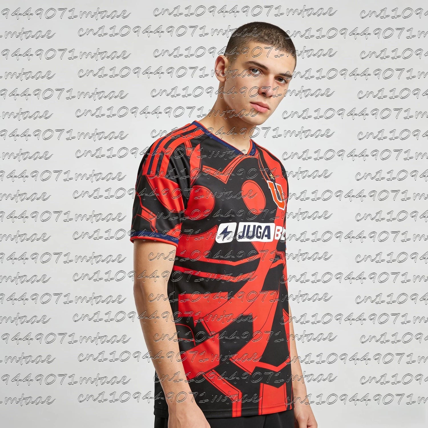 2026 New Jersey 3D Sports Universidad De Chile Special Edition Soccer Jersey – Blue Red Geometric Pattern Tees