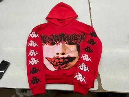 Harajuku Hoodies Women Goth Streetwear Tops Gothic Grunge Couples Sweatshirt Drolandmiller Oversized Hoodie Y2k Clothes
