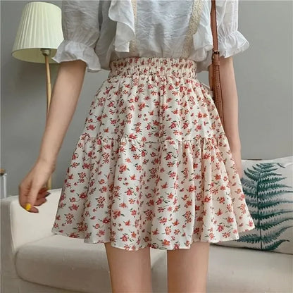 Short Mini Skirts For Women Korean Style Woman Skirt Chiffon Summer Offer Aesthetic Hot Harajuku Luxury Elegant Modest Stylish V