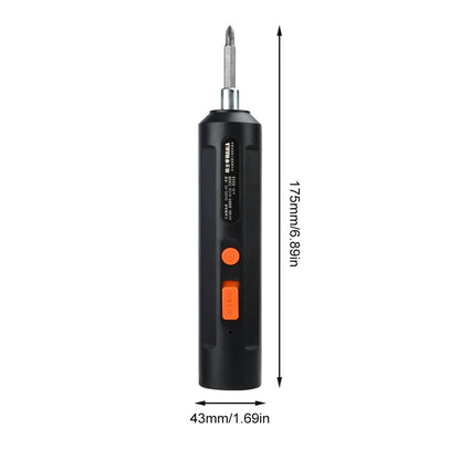USB-Charging Electric Screwdriver Household Electric Screwdriver for Fastening Drilling and Screwdriving Tool Maintenance Tool