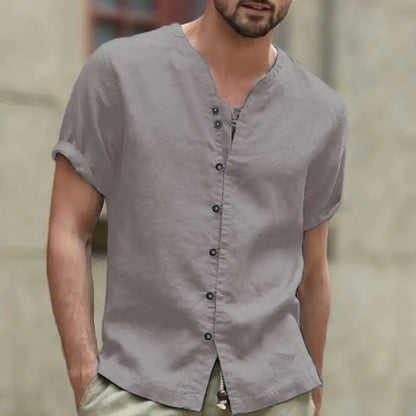New linen shirt men&