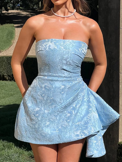 Sleeveless Off-Shoulder Sexy Evening Dress Celebrity Style Tub Top Dress Spring 2026