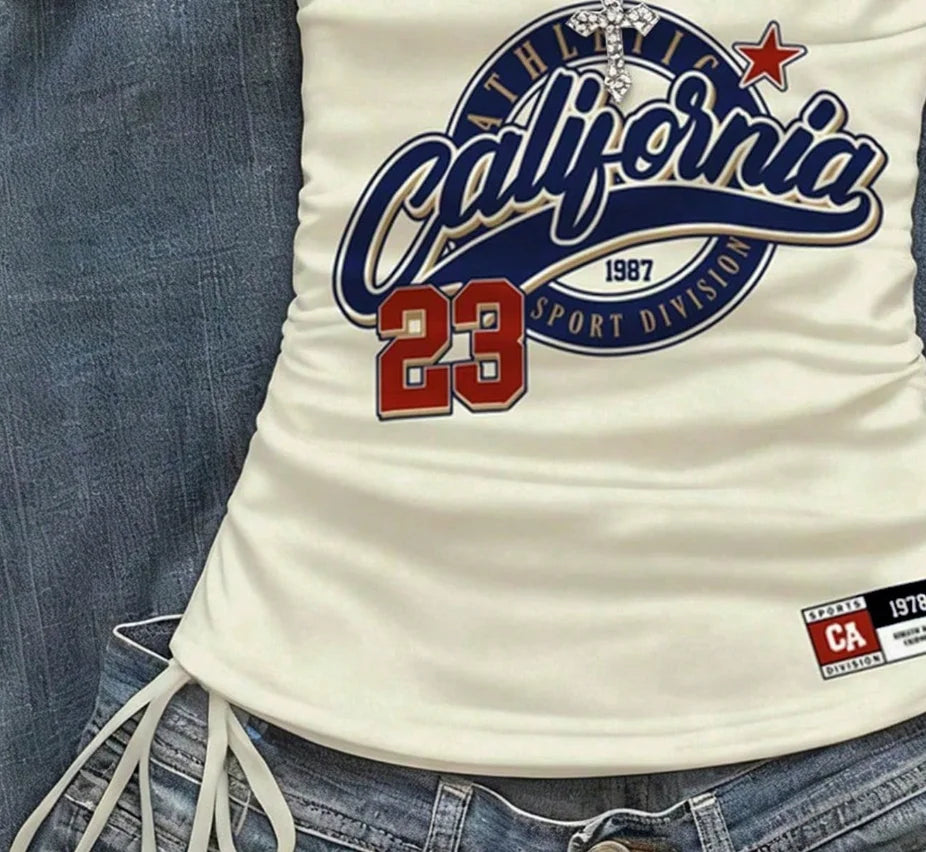 cropped top  ，Women&