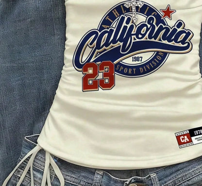 cropped top  ，Women&