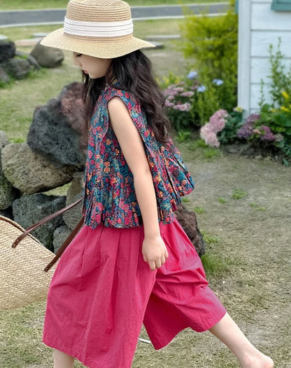 Kids Girl Clothes Summer Suits for Girls 12 14 Years Old Clothing Sets 4 7 Children 11 Korean Children&