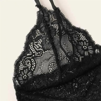 Women Pajamas Set Sexy Satin Lace Sleepwear Lingerie Ladies Elastic Suspender Shorts  Nightwear Suits Sleeveless Underwear Tops