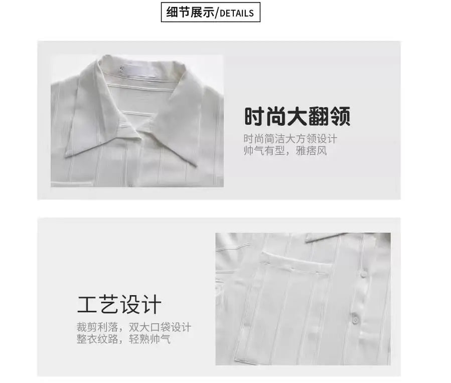 High-end Men Clothing Long Sleeve Business Social Shirts Fashion Drapped Solid All-match Blouse Non-ironing Dress Shirts for Men