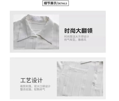 High-end Men Clothing Long Sleeve Business Social Shirts Fashion Drapped Solid All-match Blouse Non-ironing Dress Shirts for Men