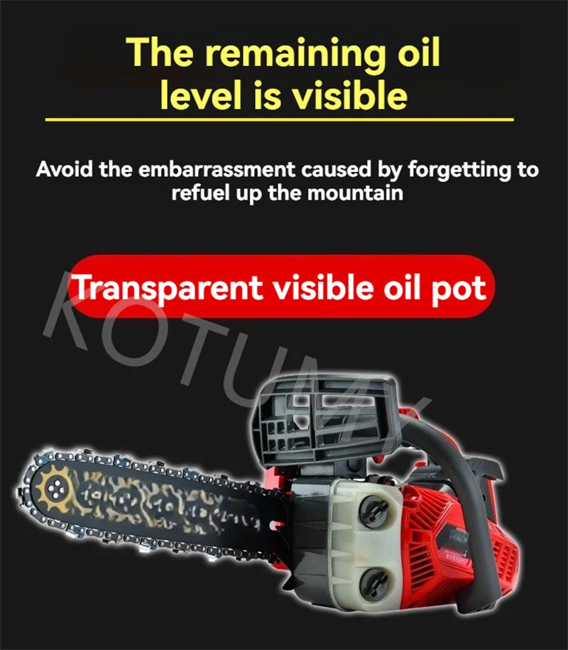 GasolineSaws Household Single Handheld Lightweight Imported Logging Saws 12 Inch Tree Cutting Machines Electric Saws