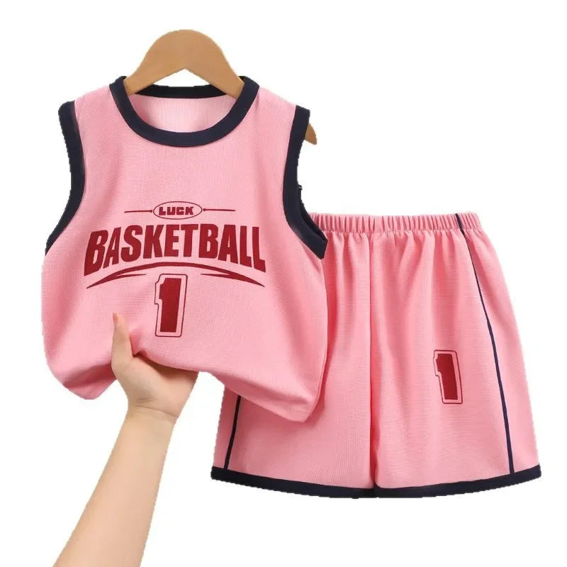 Kids Clothes Boys Girls Vest Suit Summer  Children&
