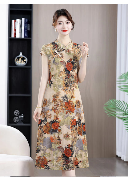 Fashion Clothes Vintage Dress for Women Clothing Streetwear Traditional Chinese Clothing Cheongsams Chinese Qipao Ethnic Style