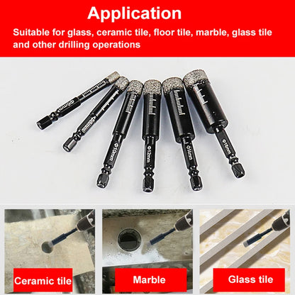Drill For Porcelain Tiles Hexagonal Shank Brazed Dry Ceramic Tile Drill Bit Diamond Bit Angle Grinder Bit Tile Cutter