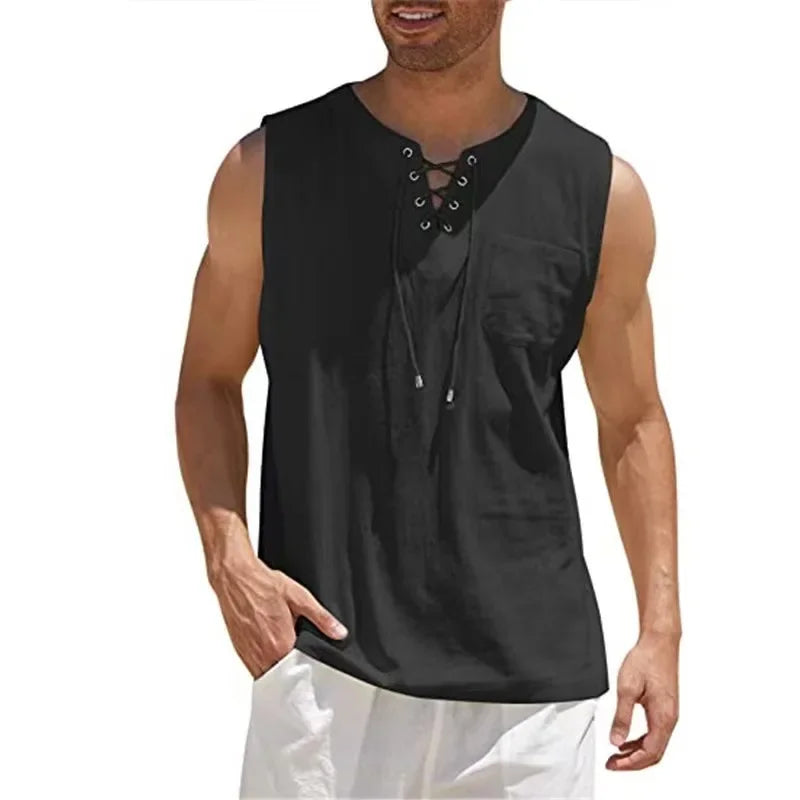 2026 Cotton Linen Shirts Men&