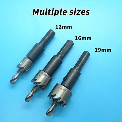 Drill bit, high-speed steel, suitable for handheld electric drills/woodworking/metal hole cutting machine electric tools