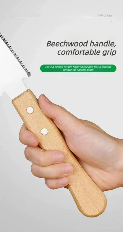Japanese Style Hand Saw Single/Double Sided Fine Tooth Wood Saw SK5 Steel Flexible Hand Saw Garden Hand Tool for Woodworking