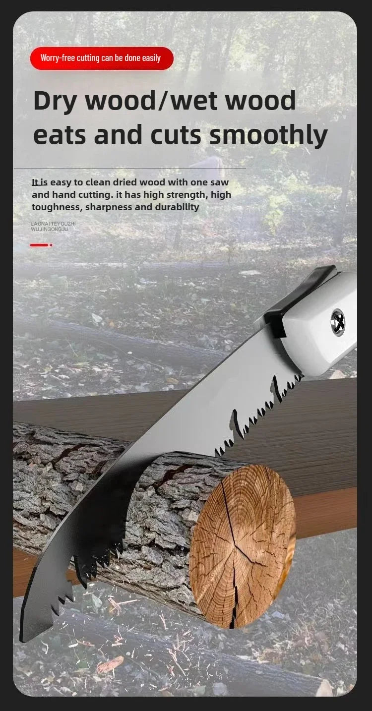 Multifunctional Folding Pruning Saw for Trees,Manual Garden Hand Saw Tool for Woodworking,Branch Trimming,Camping Outdoor