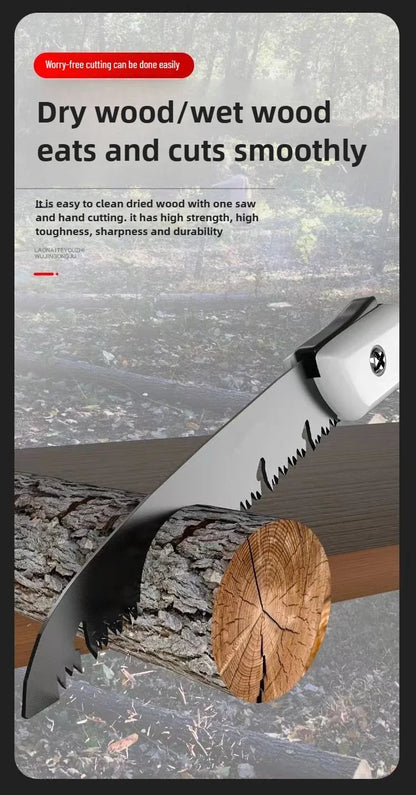 Multifunctional Folding Pruning Saw for Trees,Manual Garden Hand Saw Tool for Woodworking,Branch Trimming,Camping Outdoor