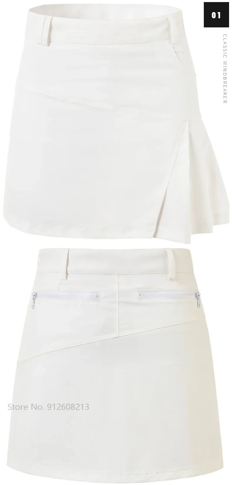 Short Skirt Women Breathable Anti Glare Casual Sports Skirts Outdoor Golf Tennis Pleated Skorts Lady A-lined Culottes with Short