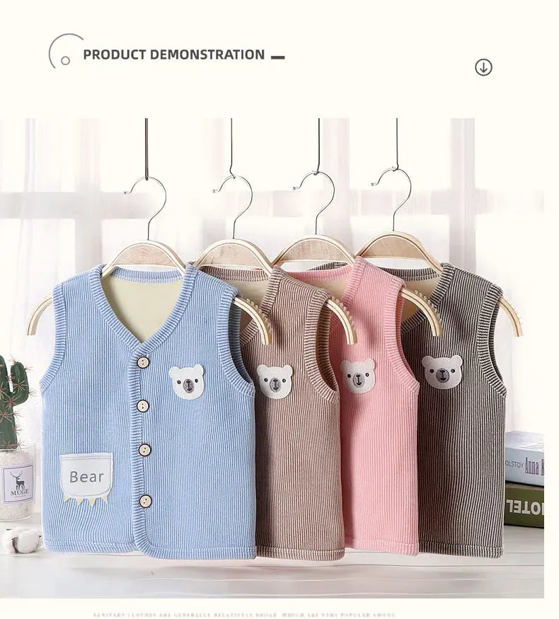 Kids Clothes Waistcoat Children&