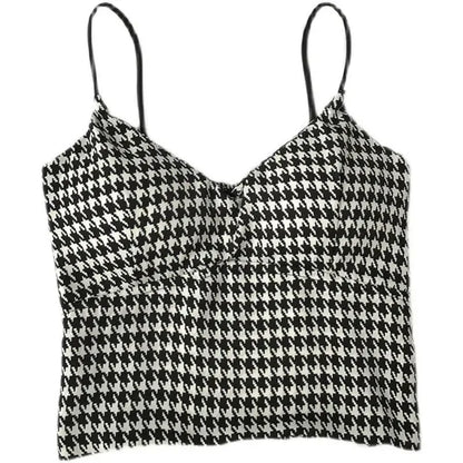 Crop Top Women Sexy Wireless Push Up Padded Tank Top Slim Was Thin Sports Summer Camisole 2023 New