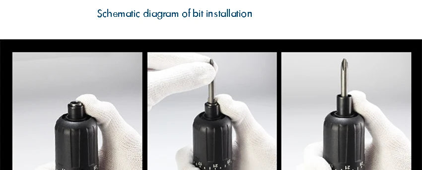 Electric Screw driver with Power Adapter, 800, 801, 802, 1/4 Interface, Adjustable Torque Power Screwdriver Screw Bit Gun