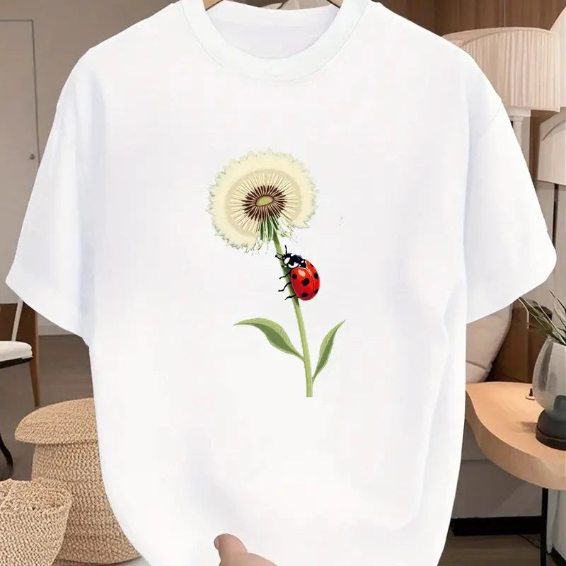 Cotton 100% A New Best-selling Short-sleeved T-shirt for Women&