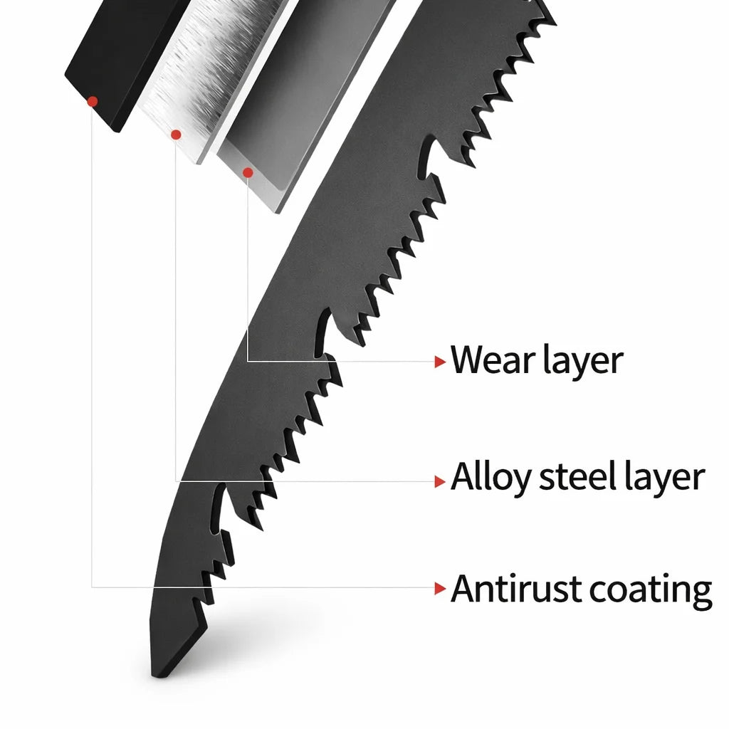 Folding Hand Saw, Multifunctional Outdoor Logging Woodworking Portable Saw, Garden Pruner for Tree Trimming, Gardening Tool