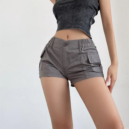 Short Pants Woman High Waist Shorts for Women Cotton Harajuku Fashion Summer Youthful Wholesale XL Elegant Classic Stretchy Hot